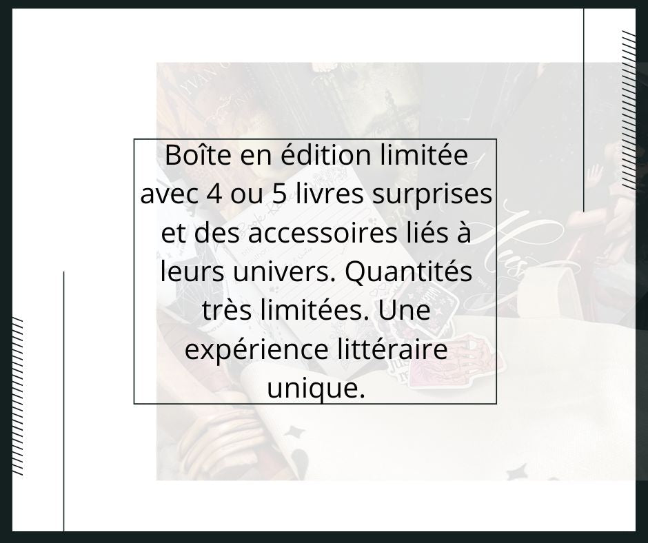 La Boîte Littéraire Édition Limitée – Pour les Lecteurs Curieux et Passionnés