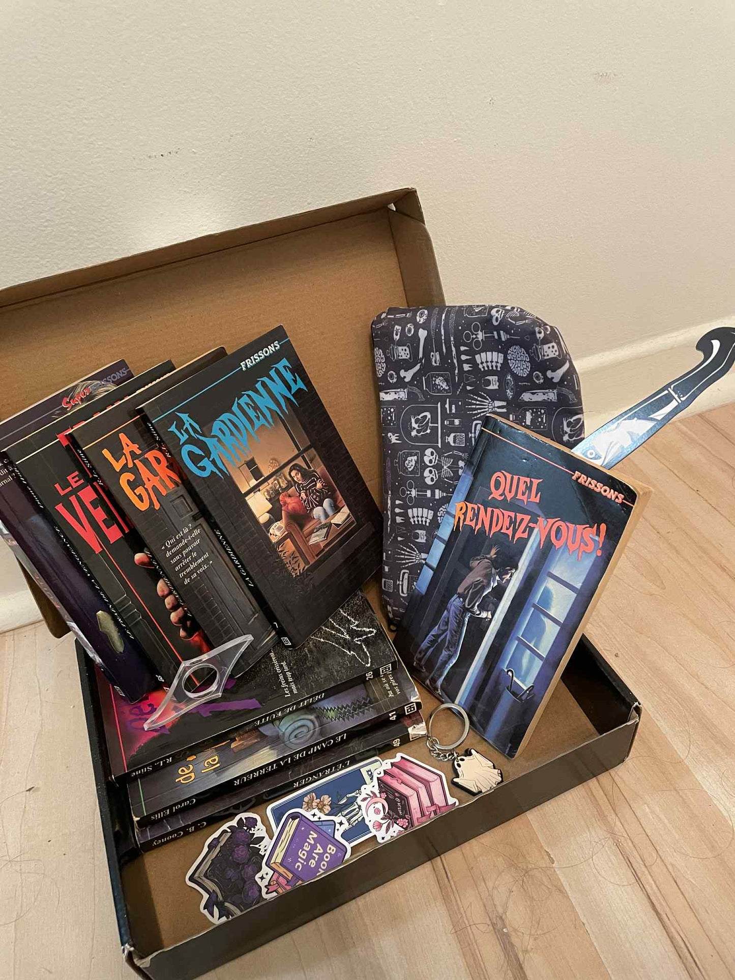 📦 Boîte spéciale : 8 livres de la collection Frissons 👻