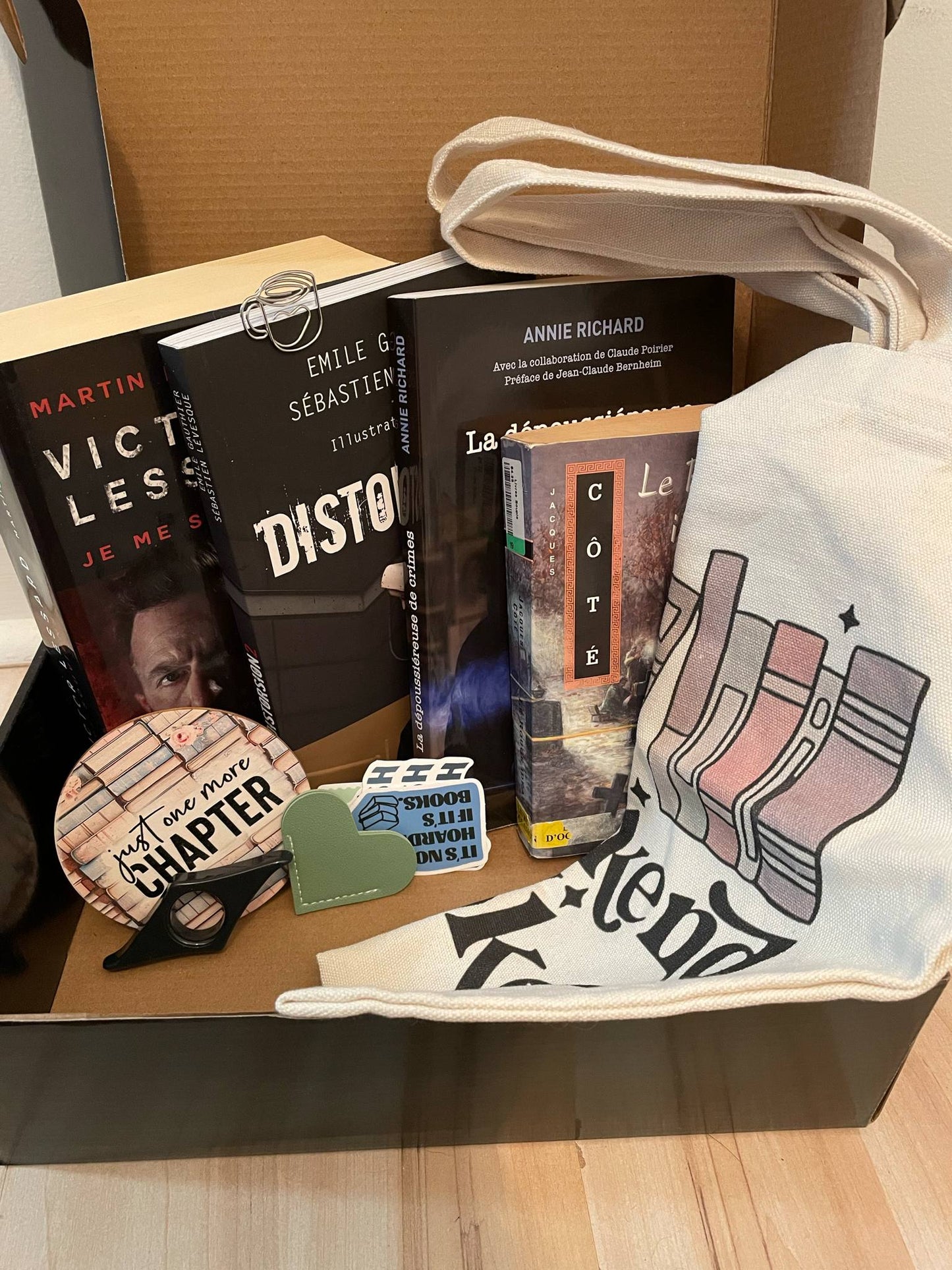 Boite Roman policier québécois